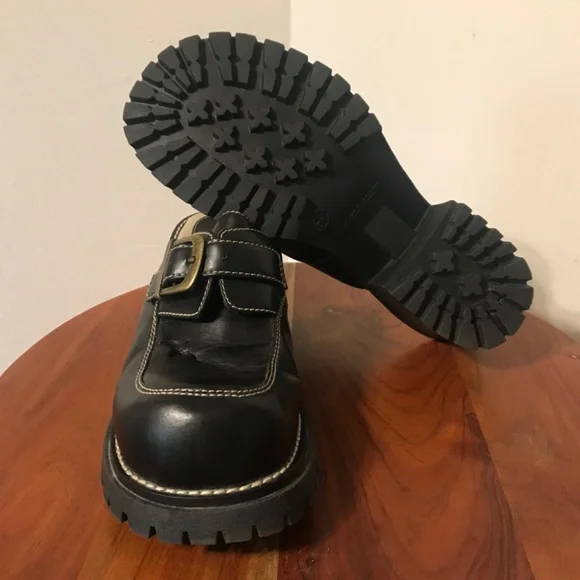 Vintage Y2K 2000’s Lower East Side Black Heel Out Platform Size 9.5 293 - Picture 12 of 12